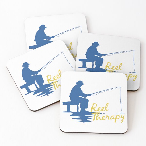 Item preview, Reel Therapy Fishing Funny Fisherman Design designed and sold by Fragy72.