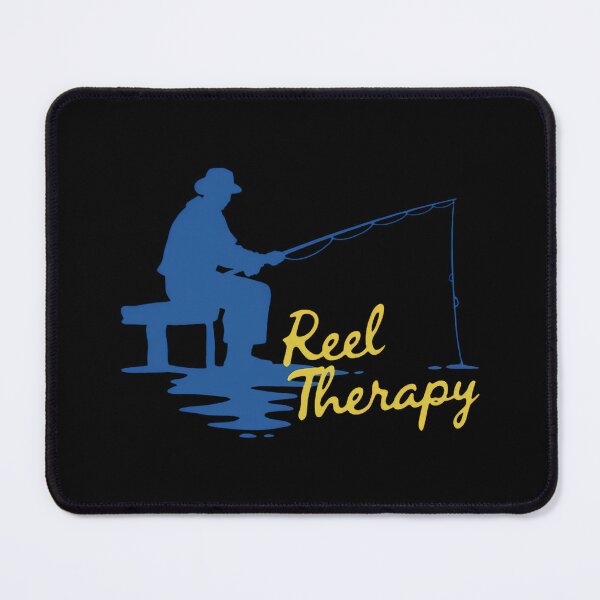 Item preview, Reel Therapy Fishing Funny Fisherman Design designed and sold by Fragy72.