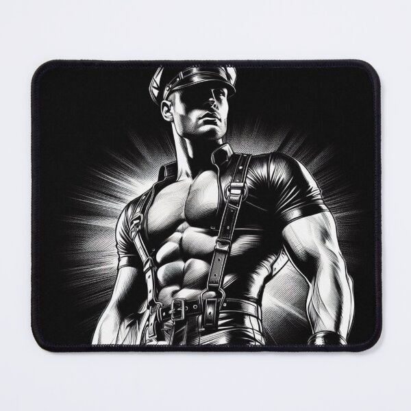 Item preview, Gay Leather Gods Tom of Finland Tribute Berlin Pride Defiant Currency Graphic Design designed and sold by ItsAKinkThing.