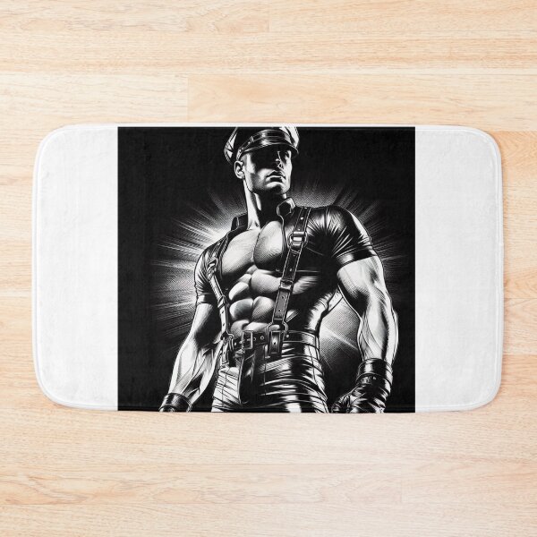 Item preview, Gay Leather Gods Tom of Finland Tribute Berlin Pride Defiant Currency Graphic Design designed and sold by ItsAKinkThing.