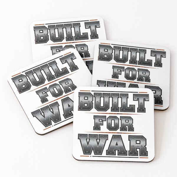 Item preview, Built For War T-Shirt Sticker designed and sold by ChiefAmbition71.