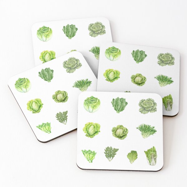 Item preview, Watercolor Lettuce Collection  designed and sold by silviaol.