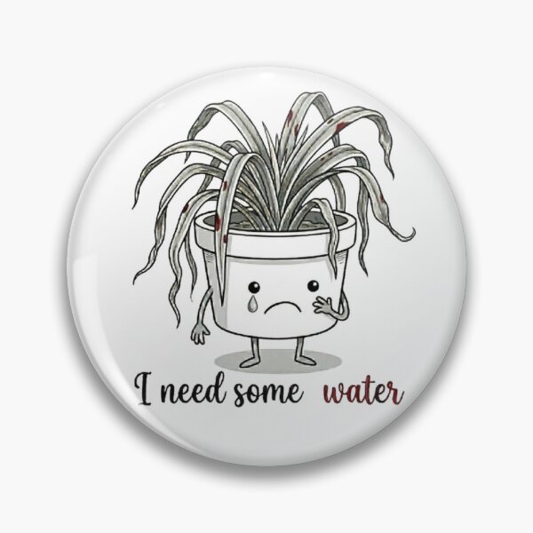 Item preview, "I Need Some Water" - Cute Sad Plant designed and sold by PoomDesign.