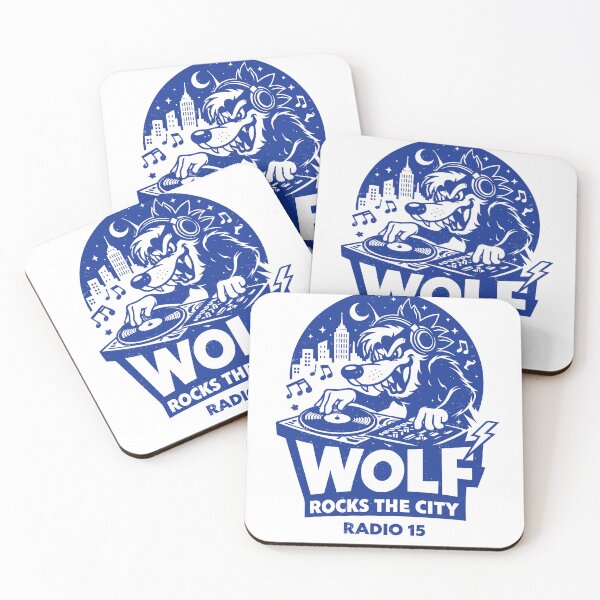 Item preview, Wolf DJ T-Shirt designed and sold by Matinez Pink.