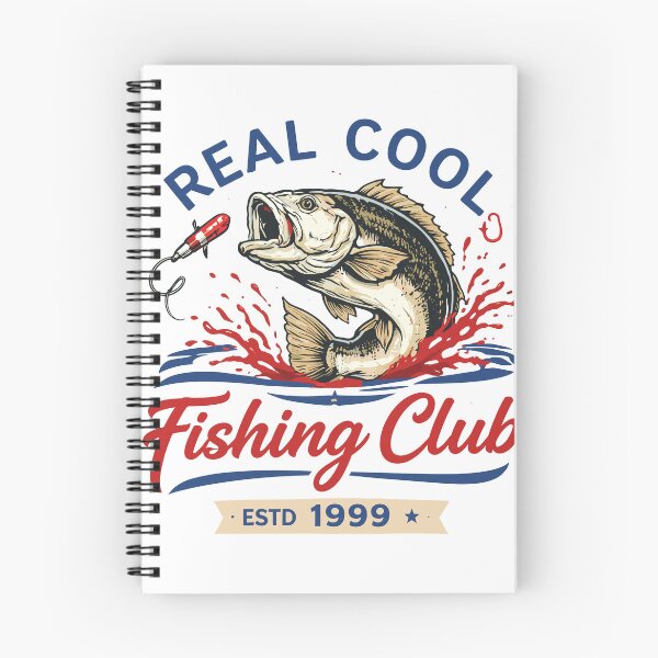 Item preview, Real Cool Fishing Club T-Shirt designed and sold by Matinez Pink.