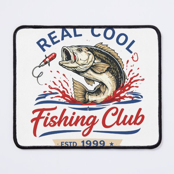 Item preview, Real Cool Fishing Club T-Shirt designed and sold by Matinez Pink.