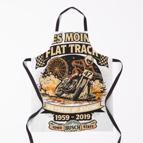 Item preview, Des Moines Flat Track Racing T-Shirt designed and sold by Matinez Pink.