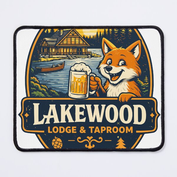 Item preview, Lakewood Lodge Taproom T-Shirt designed and sold by Matinez Pink.