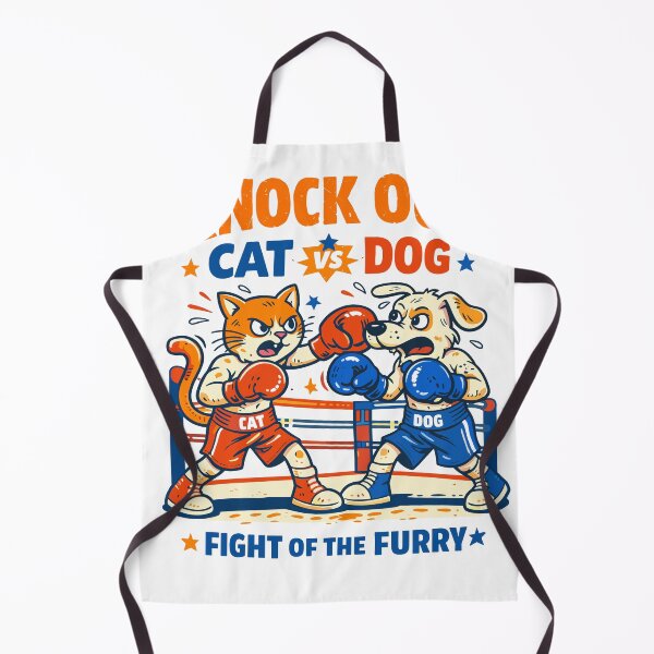 Item preview, Knockout Cat vs Dog Boxing Fight designed and sold by Matinez Pink.