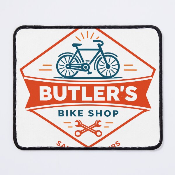 Item preview, Bike Shop Logo T-Shirt designed and sold by Matinez Pink.