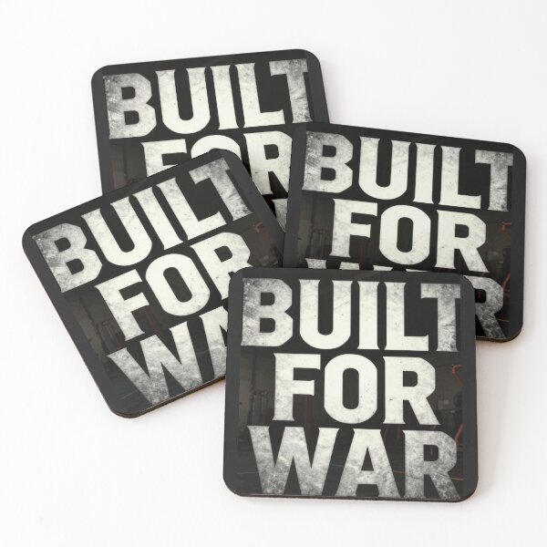 Item preview, Built For War T-Shirt Sticker (Black Edition) designed and sold by ChiefAmbition71.