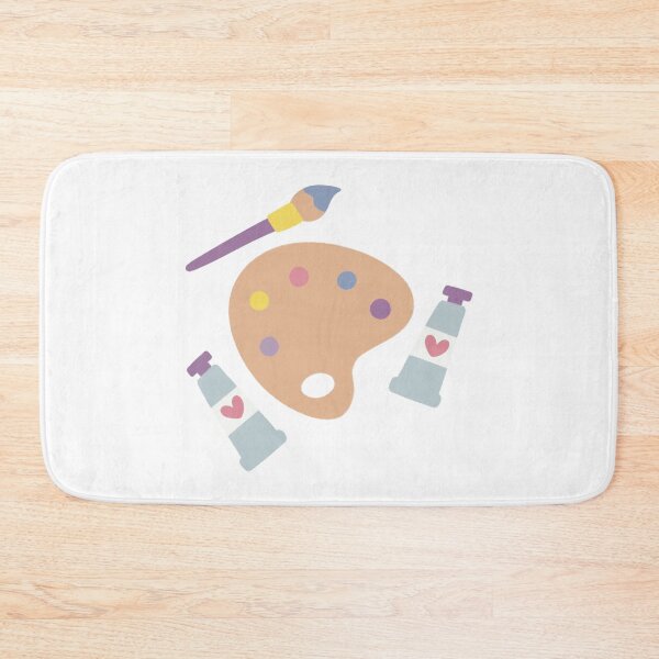 Item preview, Cute Painting Supplies Palette Paints & Brush designed and sold by winterpumpkin.