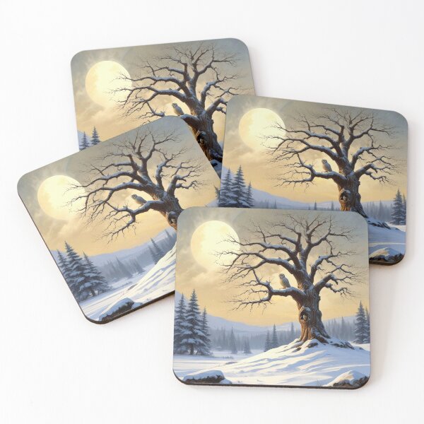 Item preview, Winter tree with Owl designed and sold by Judith Murphy.