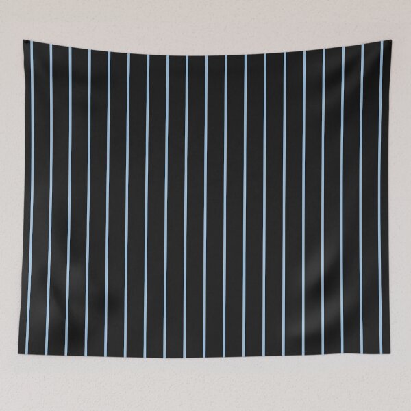 Item preview, Pinstriped Black And Baby Blue Pattern designed and sold by pattern-archive.