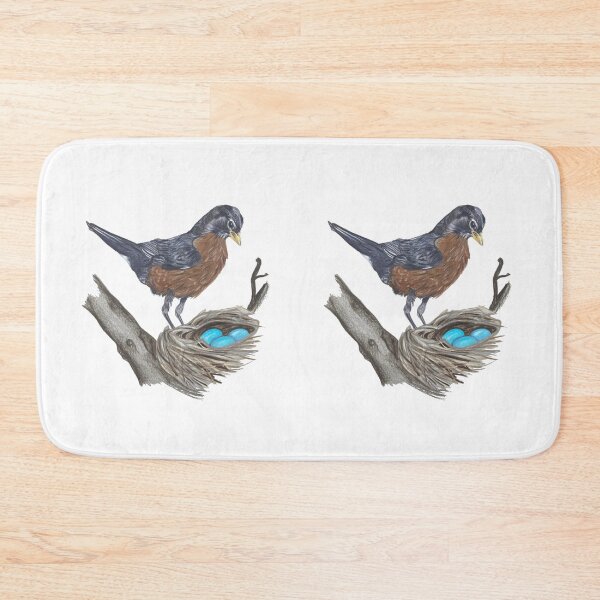 Item preview, Mama Robin Colored Pencil Drawing designed and sold by Heather Barker.