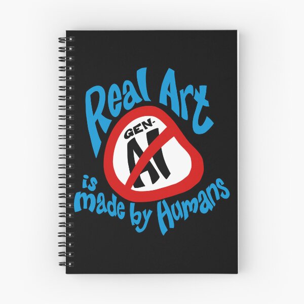 Item preview, Real Art (Anti-Gen-AI) designed and sold by Chumpmonkey Art.