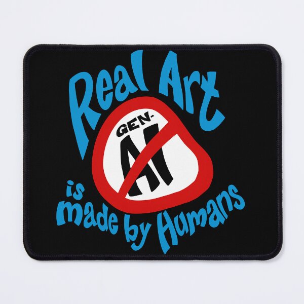 Item preview, Real Art (Anti-Gen-AI) designed and sold by Chumpmonkey Art.