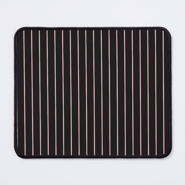 Item preview, Pinstriped Black And Blush Pattern designed and sold by pattern-archive.