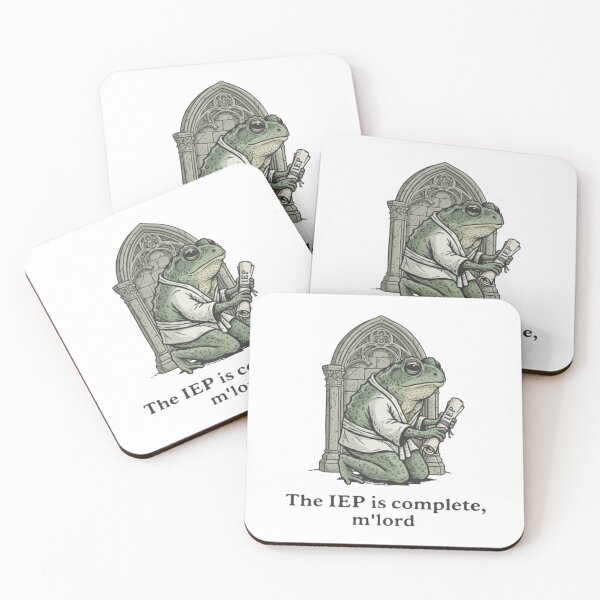 Item preview, Medieval Frog IEP Teacher Humor Gothic designed and sold by MotivaChic.