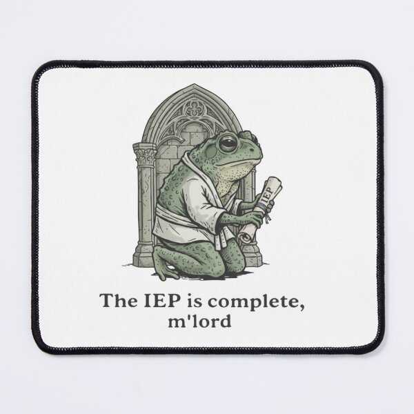Item preview, Medieval Frog IEP Teacher Humor Gothic designed and sold by MotivaChic.