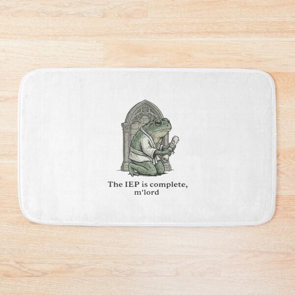Item preview, Medieval Frog IEP Teacher Humor Gothic designed and sold by MotivaChic.