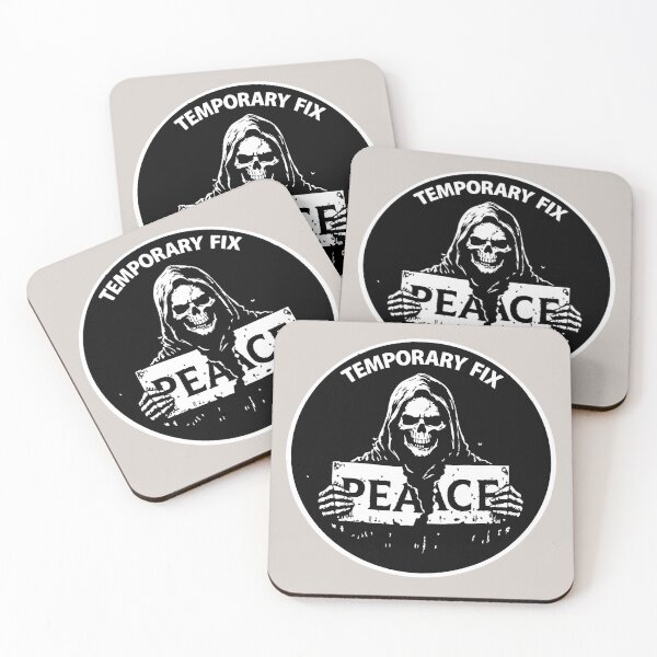 Item preview, Temporary Fix Peace Anti War Irony Design designed and sold by Tattee.
