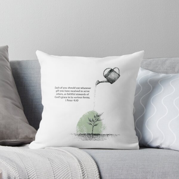 Item preview, 1 Peter 4:10 Bible Verse | Use Your Gifts to Serve Others | Christian Minimalist Faith Art | Purpose Scripture designed and sold by QuietBibleLines.