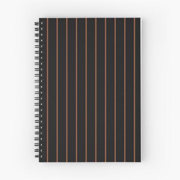 Item preview, Pinstriped Black And Copper Pattern designed and sold by pattern-archive.