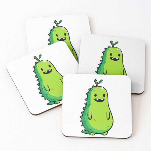 Item preview, Cute Pear Monster | Funny Green Fruit Creature | Minimal Cartoon Design designed and sold by Droosam.