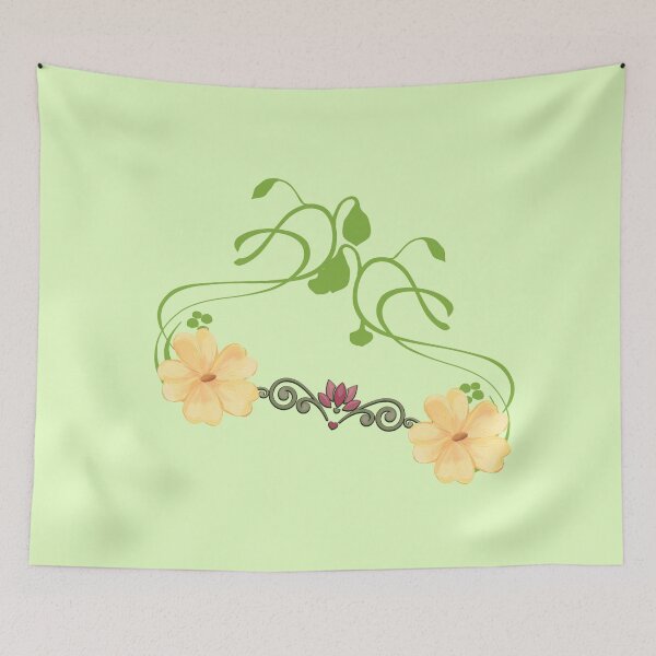 Item preview, Floral Vine Frame Aesthetic Design designed and sold by TracedBySun.
