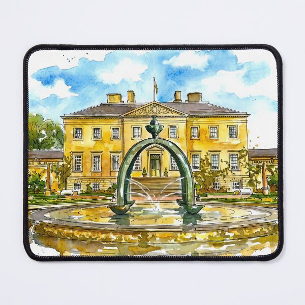 Item preview, Watercolour Illustration of Dumfries House, Cumnock,  Ayrshire, Scotland. designed and sold by davidelder.