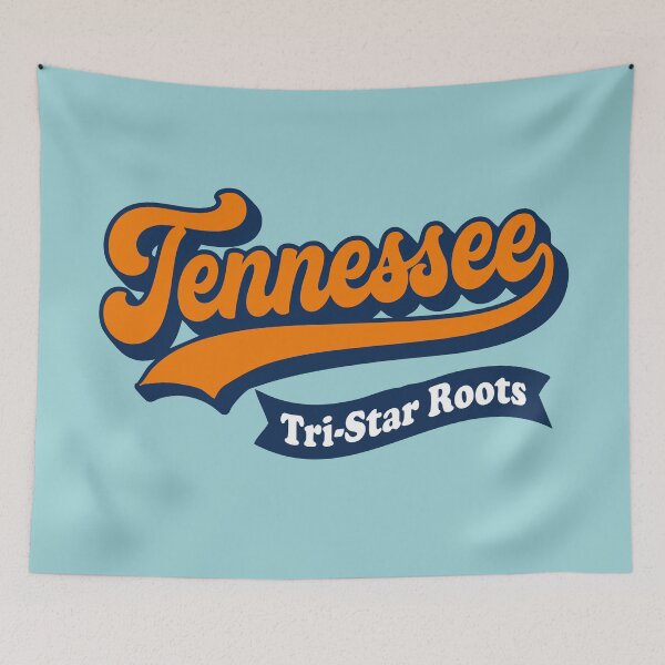 Item preview, Vintage Tennessee Tri-Star Roots Retro Script designed and sold by Cozy-Old-Pub.
