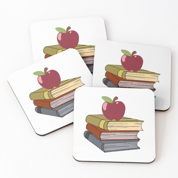 Item preview, Apple on Books designed and sold by NyxKnacksShop.