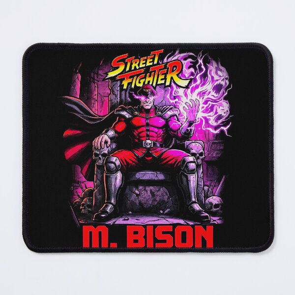 Item preview, Street Fighter Retro 90s M. Bison designed and sold by Dark Days Design.