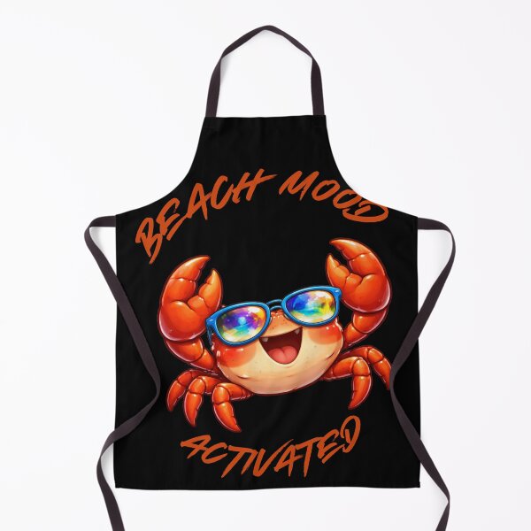 Item preview, Beach Mood Activated Beach Vacation Humor Crab designed and sold by Cana Creations.