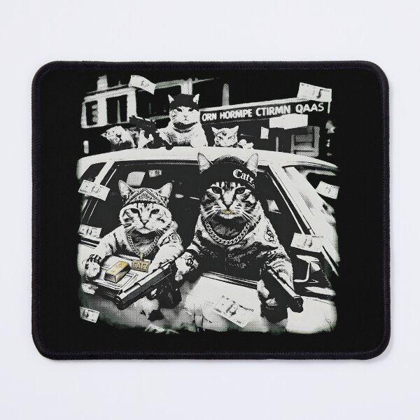 Item preview, Gangsta Cats Thug Life - Urban Streetwear Cat Gang designed and sold by haitrieuic96.