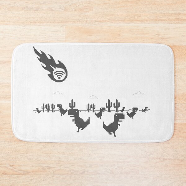 Item preview, WiFi Extinction - Offline Dino Retro Pixel Art Meme designed and sold by LoFi-OG.
