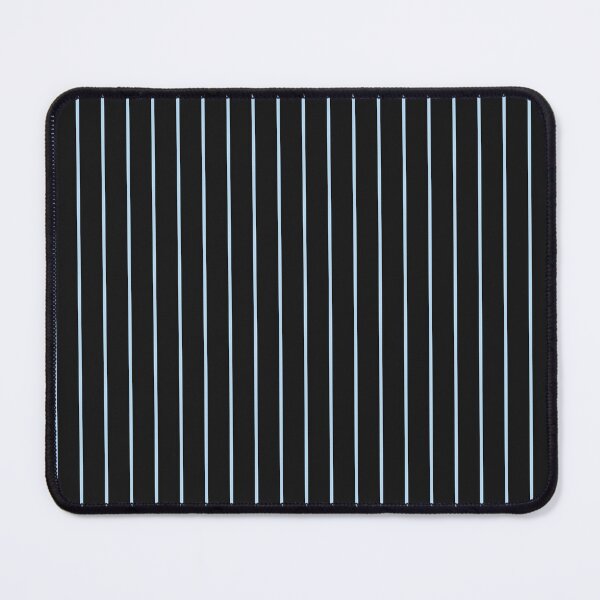 Item preview, Pinstriped Black And Ice Blue Pattern designed and sold by pattern-archive.