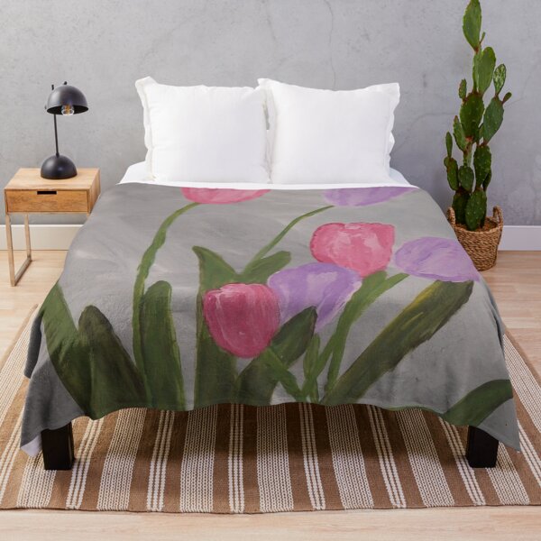Item preview, Pink and Purple Tulips designed and sold by coribeth.