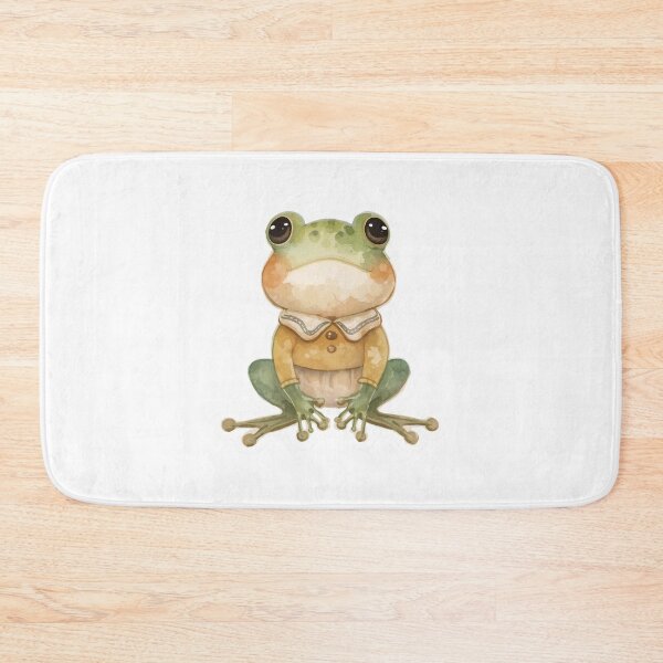 Item preview, Cute Frog Sitting on a Mushroom designed and sold by Happy4uuuu.