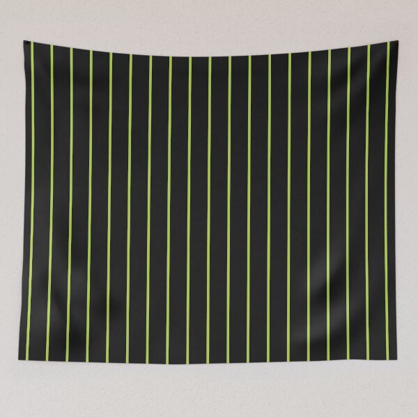 Item preview, Pinstriped Black And Lime Pattern designed and sold by pattern-archive.