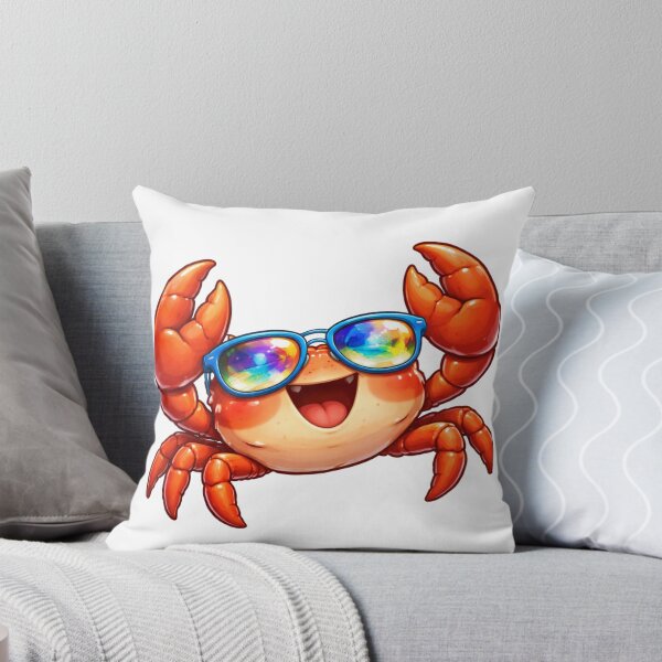 Item preview, Beach Vacation Humor Chill Summer Personality Crab designed and sold by Cana Creations.