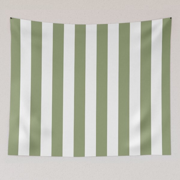 Item preview, Green and White Stripes designed and sold by tonymagnerart.