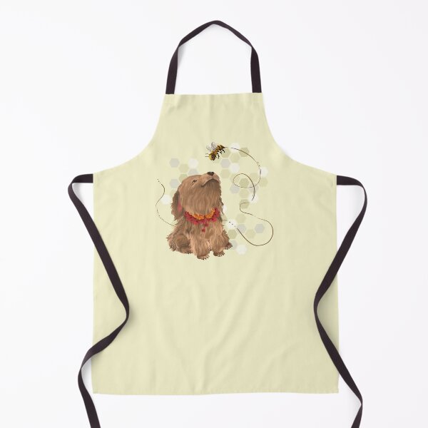 Item preview, Brown Poodle Watching a Flying Bee designed and sold by Khotekmei.