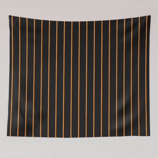 Item preview, Pinstriped Black And Orange Pattern designed and sold by pattern-archive.