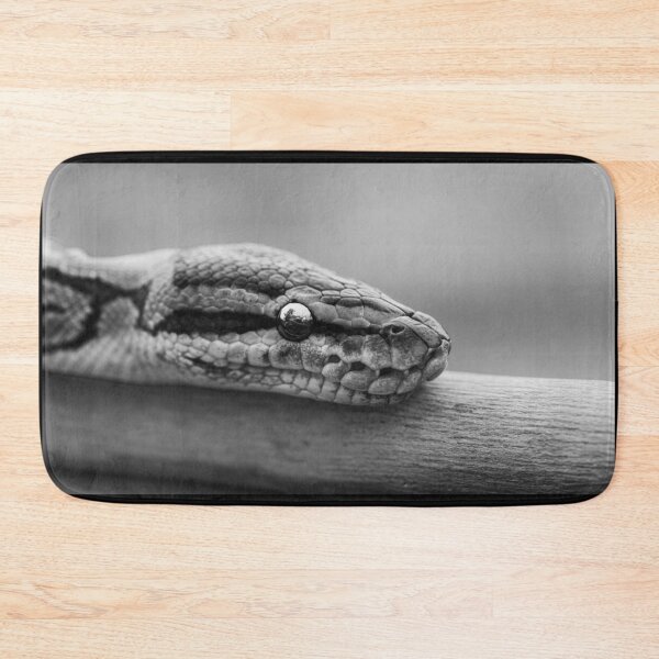 Item preview, Minimalist Python - Black and White Snake Macro Art designed and sold by AbulailArt.