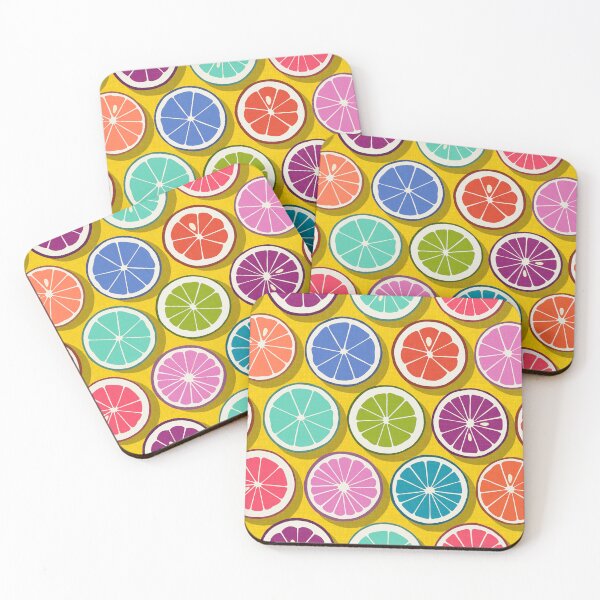 Item preview, citrus polka pop yellow designed and sold by scrummy.
