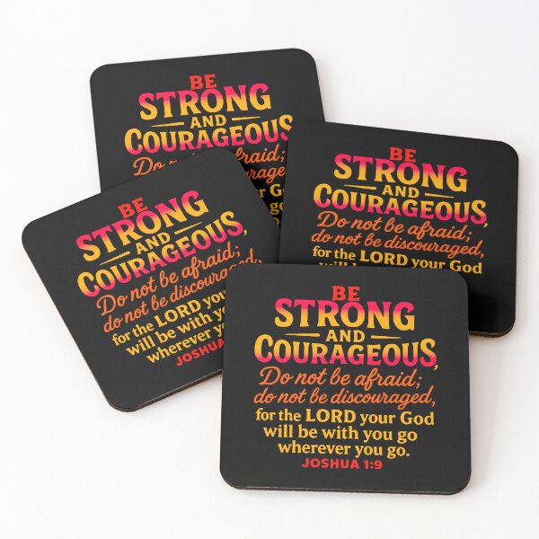 Item preview, Joshua 1:9 Be Strong and Courageous  designed and sold by plushism.
