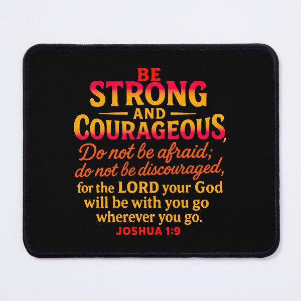 Item preview, Joshua 1:9 Be Strong and Courageous designed and sold by plushism.