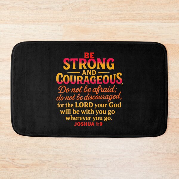 Item preview, Joshua 1:9 Be Strong and Courageous  designed and sold by plushism.
